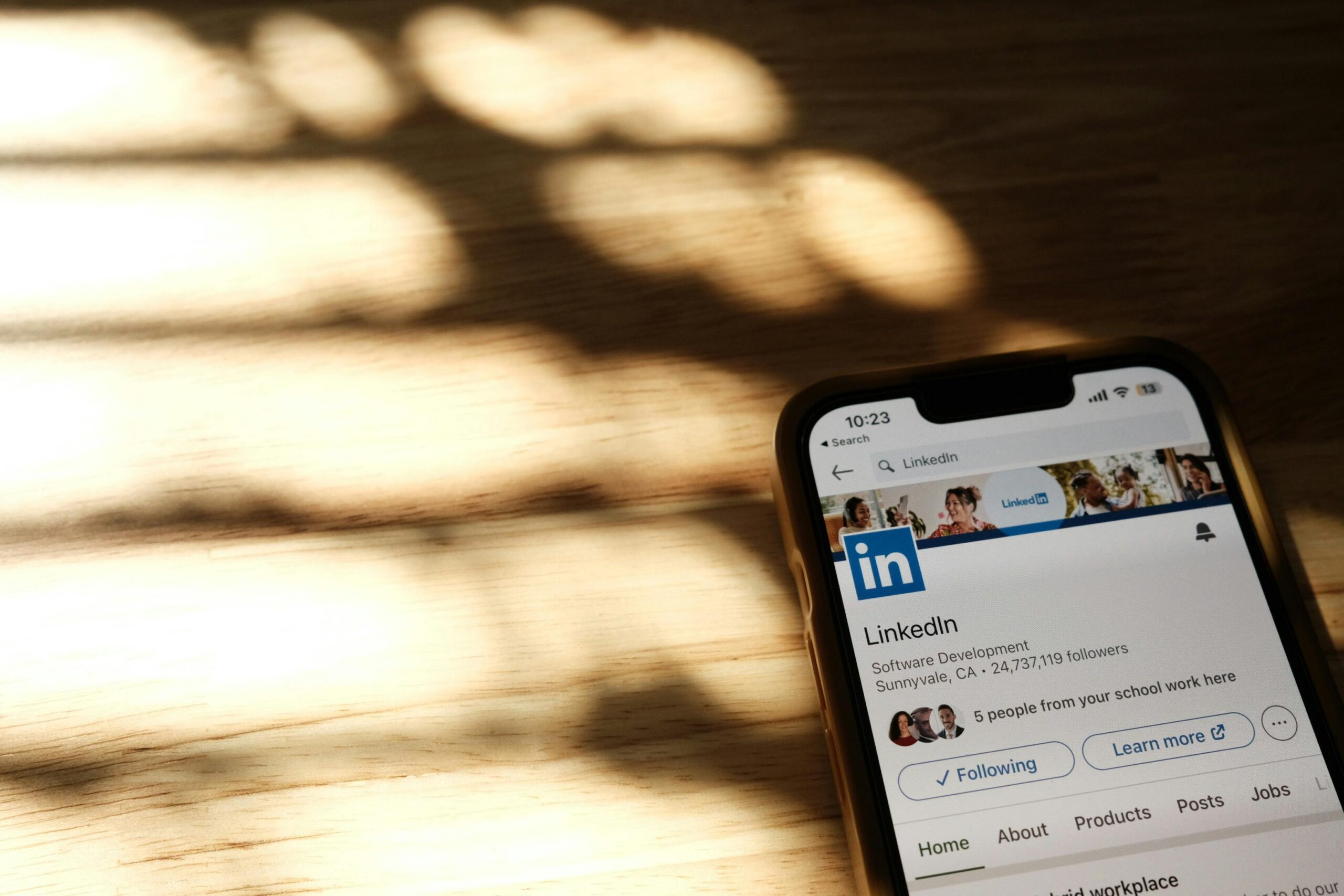 Sökbar på Linkedin